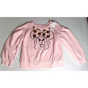 Jumping Beans Disney's Sweatshirt Fleece Minnie Mouse Girl's Size 4T